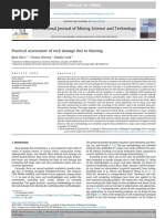 Practical Assesment of Rock Damage Due To Blasting PDF