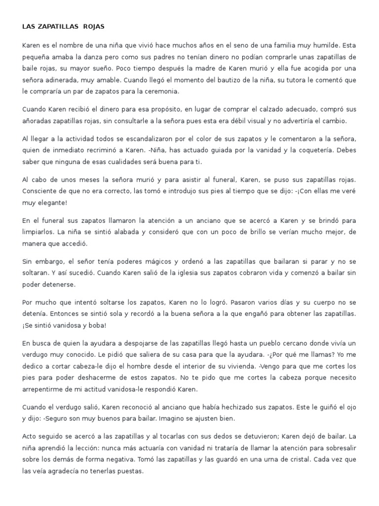 Las Zapatillas PDF |