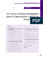 Nuevo Enfoque Pedagógica para La Capacitación Judicial PDF