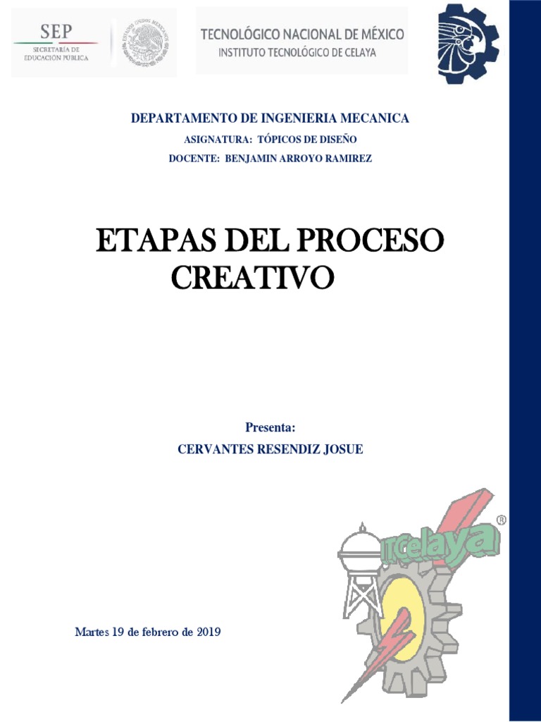 Etapas del Proceso Creativo de Wallas | PDF | Creatividad | Intuición