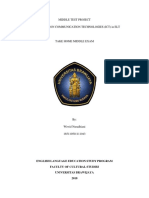 Middle Test Project An Information Communication Technologies (Ict) in Elt