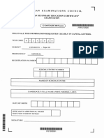 CSEC Chemistry January 2015 P2