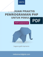 Panduan Praktis Pemrograman PHP Untuk Pemula