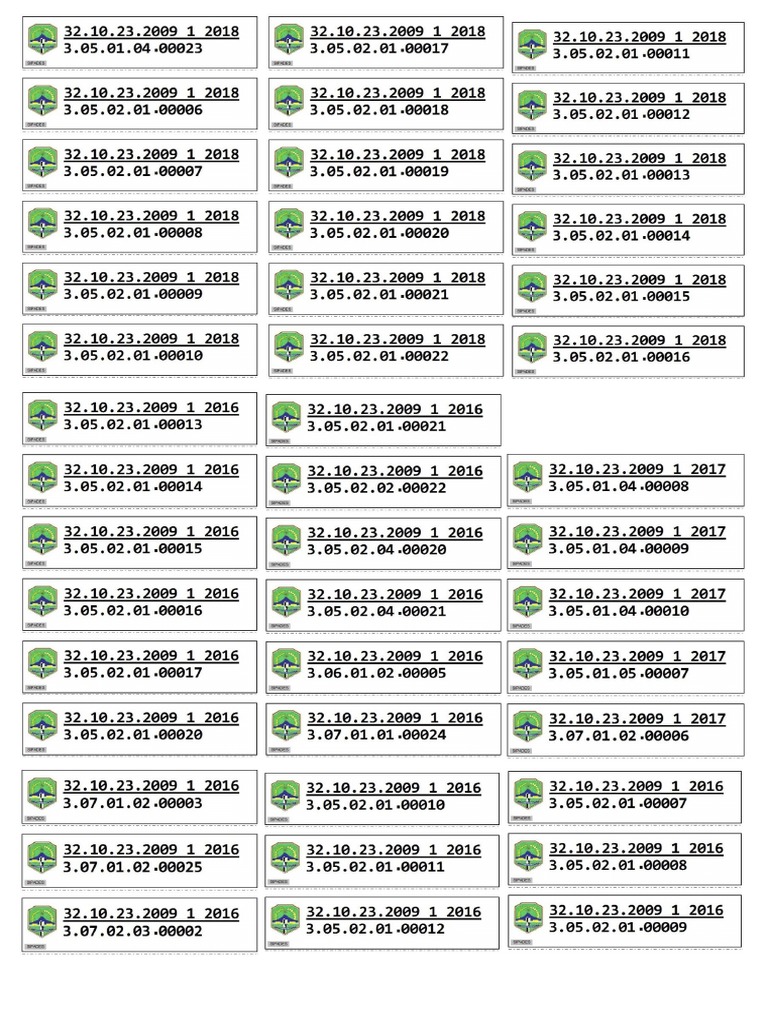 Label Aset | PDF