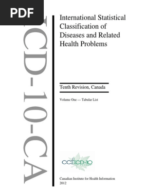 Icd 10 Volume 1 Pdf Pdf International Statistical Classification Of Diseases And Related Health Problems Medical Specialties
