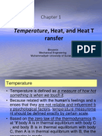 Temperature, Heat, and Heat T: Ransfer