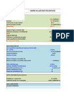 Diseño LAGUNAS FACULTATIVAS