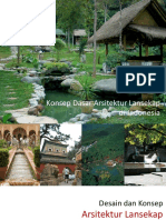 Desain Konsep Arsitektur Lansekap