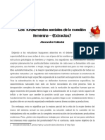 11. [AP. 11] - Alexandra Kollontai - Los Fundamentos Sociales de La Cuestión Feminina