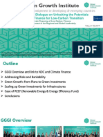 Private Financing of Low-Carbon - Finance Consideration in The Context of The Regional and Global Leadership