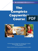 Copywriting Prospectus