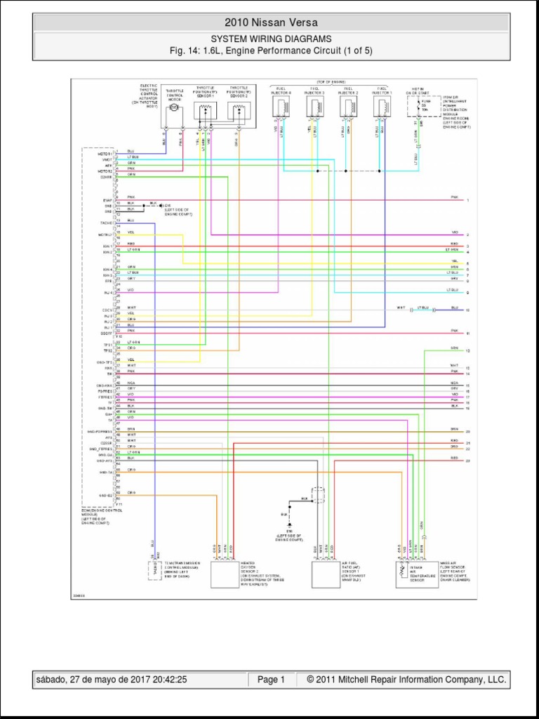 2010 Nissan Versa Wiring Diagram Wiring Diagrams Show