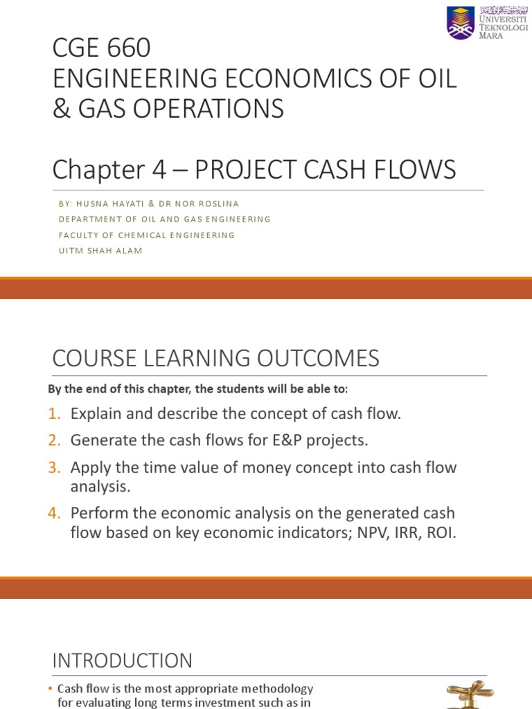 Cash Flow Analysis in Oil & Gas E&P | PDF | Net Present Value ...
