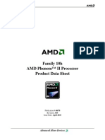 Family 10h - AMD Phenom™ II Processor - Product Data Sheet