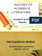 History of Children's Literature-classical-Alyana