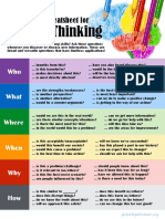 'Critical Thinking Sheet - PDF' PDF