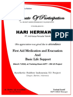 Certificate of Participation: Hari Hermawan