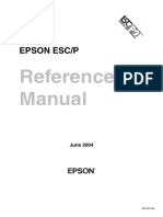 Reference Manual: Epson Esc/P