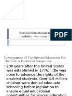 Special Educational Needs and Disability