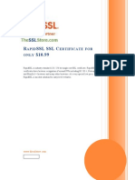 RapidSSL SSL Certificate For Only