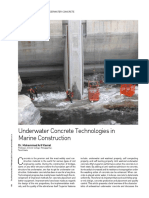 Underwater Concrete Technologies in Marine Construction