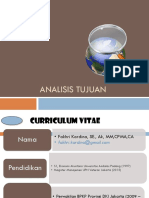 Analisis Tujuan