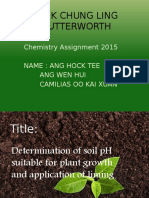 SMJK Chung Ling Butterworth: Chemistry Assignment 2015 Name: Ang Hock Tee Ang Wen Hui Camilias Oo Kai Xuan