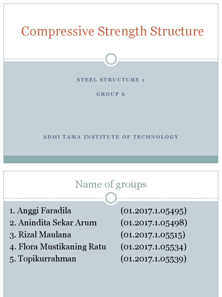 Compressive Strength Structures Explained | PDF | Strength Of Materials ...