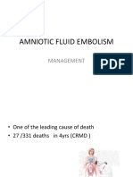 Amniotic Fluid Embolism