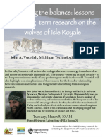 Isle Royale Wolf Lecture