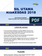 Hasil Riskesdas 2018