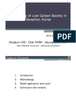Case Study of Low Carbon Society in Gwachon, Korea