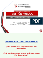 Programa Presupuestal