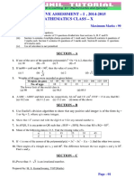 10th Maths Term-01 Sample Paper 2014-15 - 02