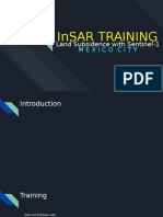 Insar Training: Land Subsidence With Sentinel-1