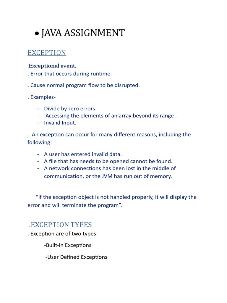 Java Assignment | PDF | Array Data Structure | Method (Computer ...