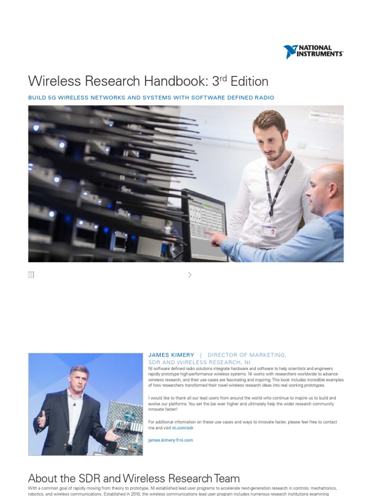 5G & SDR NI Handbook 3rd Edition PDF | PDF | Mimo | Software Defined Radio