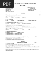 Narula Institute of Technology: Slot Test 1