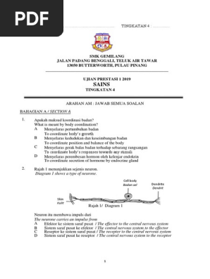 Sains Smk Gemilang Jalan Padang Benggali Teluk Air Tawar 13050 Butterworth Pulau Pinang Pdf