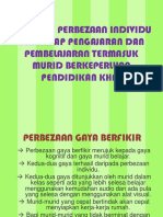 Implikasi Perbezaan Individu Terhadap Pengajaran Dan Pembelajaran Termasuk Murid Berkeperluan Pendidikan Khas