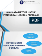 Beberapa Metode Untuk Pendugaan Ukuran P