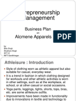 Entrepreneurship Management: Business Plan