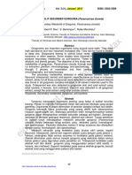 (Secondary Metaboliti of Gorgonia, Paramuricea Clavata) : Jurnal Ilmiah Platax Vol. 5: (1), Januari 2017 ISSN: 2302-3589