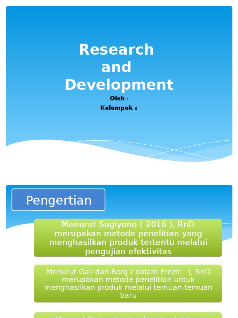 Metode R&D dalam Penelitian Produk | PDF | Seni