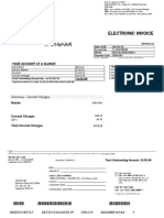 Electronic Invoice: Your Account at A Glance