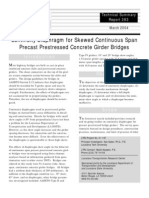 Continuity Diaphragm for Skewed Continuous Span Bridges