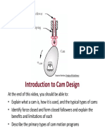 Introduction To Cam Design: Source: Norton, Design of Machinery