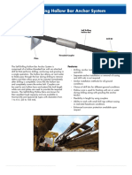 Self-Drilling Hollow Bar Anchor System Guide