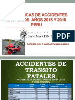 Estadisticas de Accidentes Peru