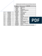 Sports Club & Activities Planner Chart 2019